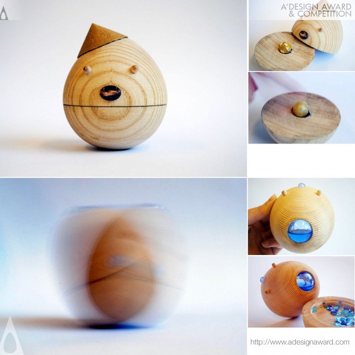 Roly Poly, Movable Wooden Toys by Sha Yang