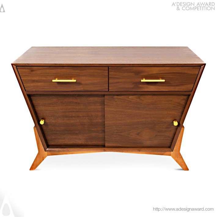 Anthony Louis White Credenza