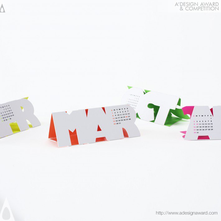 Katsumi Tamura - Typeface Calendar