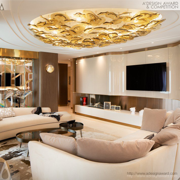 Marvellous Penthouse Residential Interior Apartment by Alex Kovachev