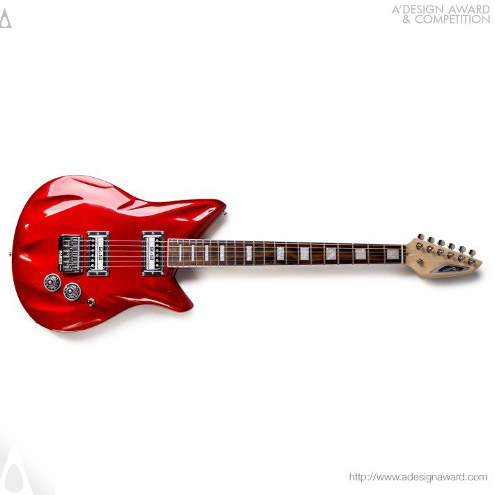 Fastback Electric Guitar by David Flores Loredo