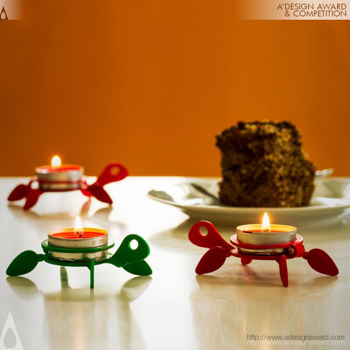 Elkan Nuri - Tiny Turtle Decorative Candle Holder