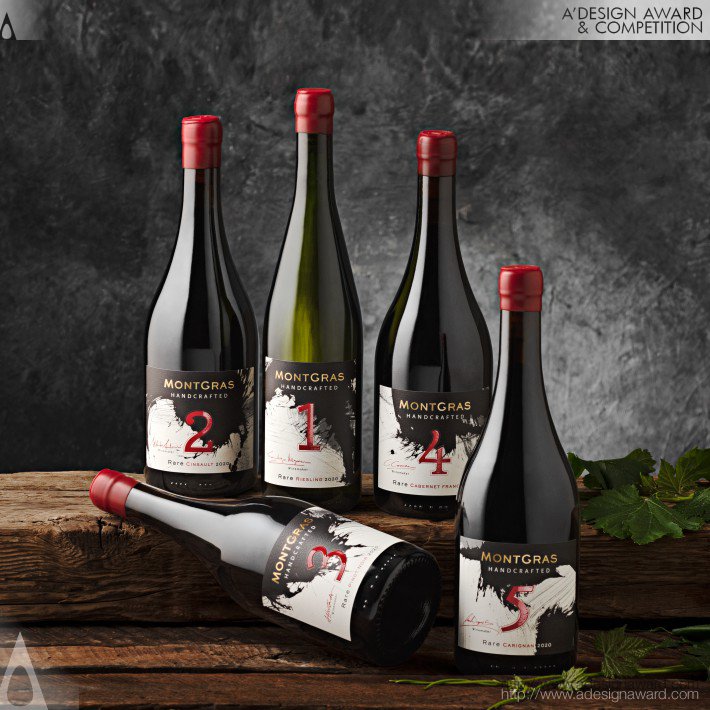 Montgras Handcrafted Wine Packaging by Ximena Ureta