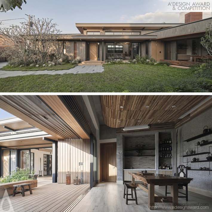 Lin&#039;s Courtyard House by Kevin Heyu Yang