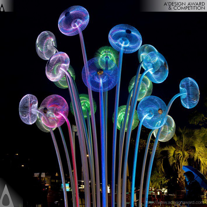 Bubble Forest Public Sculpture by Mirek Struzik