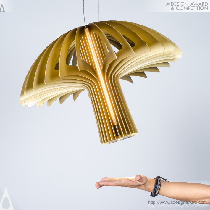 Shroom Pendant Light Fixture by Maurice L. Dery