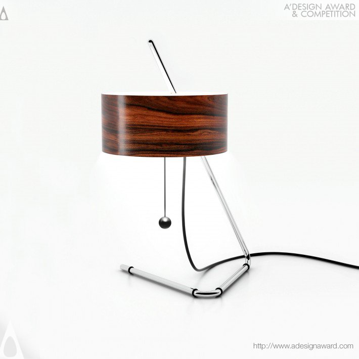 Drum Table Lamp by José Leite