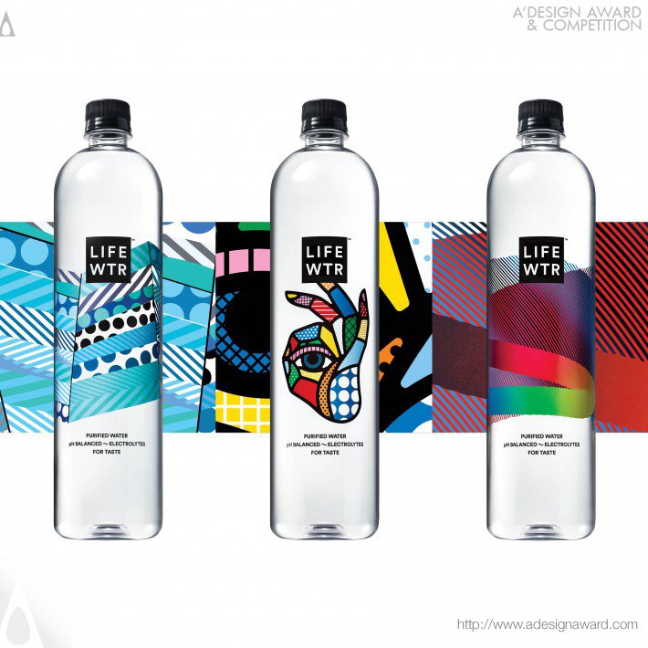 Lifewtr Series 1 Bottle Graphics by PepsiCo Design and Innovation