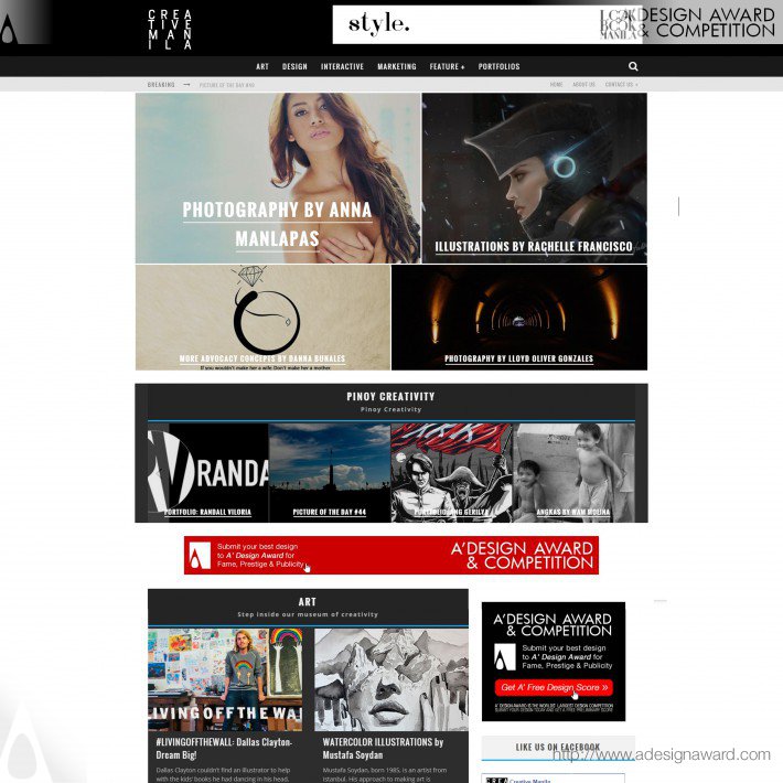 Creative Manila Website by John Vincent Redrico