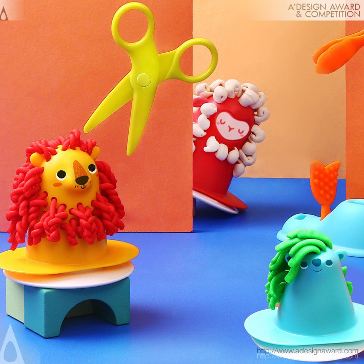 Hair Salon Animal Toy by Yi Teng Shih