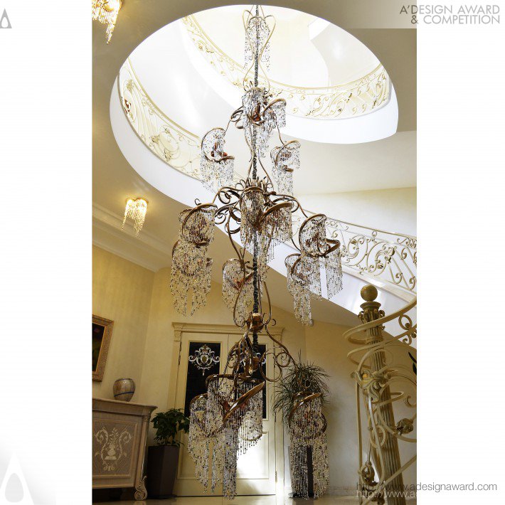 Nereida Chandelier by Oleh Syrbu