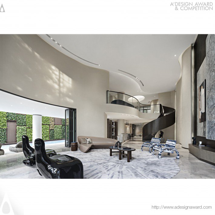 Haikou Jiangshan Villa Residence by Trinity Interior Design