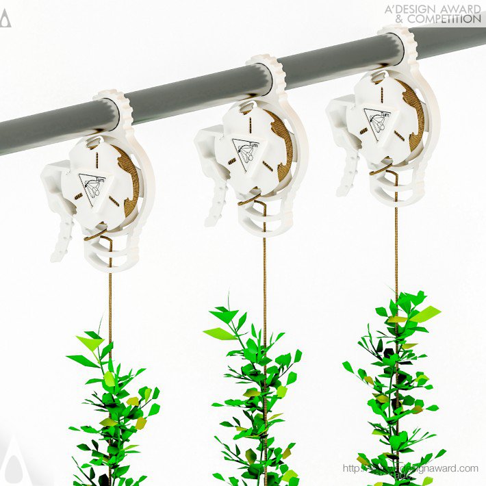 Climbing Plant Growth Auxiliary Tool by Tse-Fang Lai