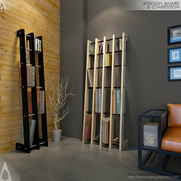 Addit Bookshelf by Mehmet Lutfi Hidayetoglu