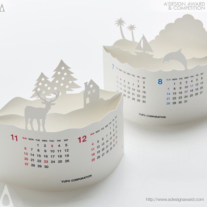 Arc Calendar Calendar by Katsumi Tamura