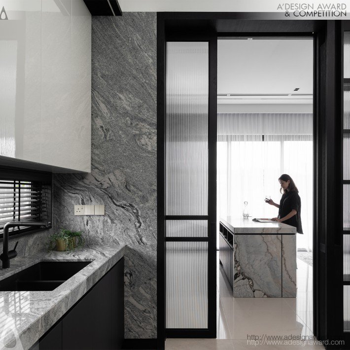 LINE2PIXELS DESIGN STUDIO - Black and White Show Unit