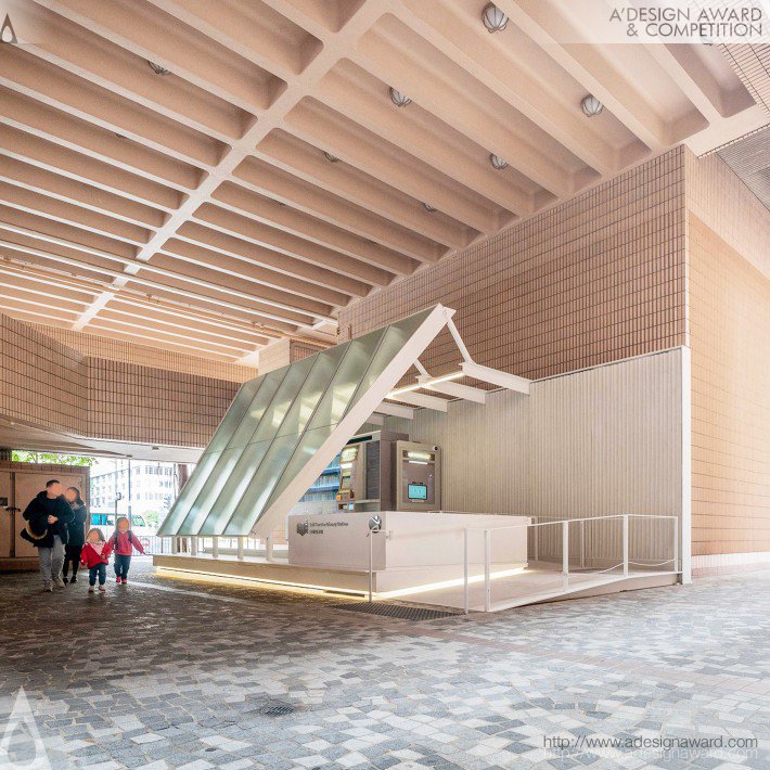 The Urban Serene Library Station by Architectural Services Department