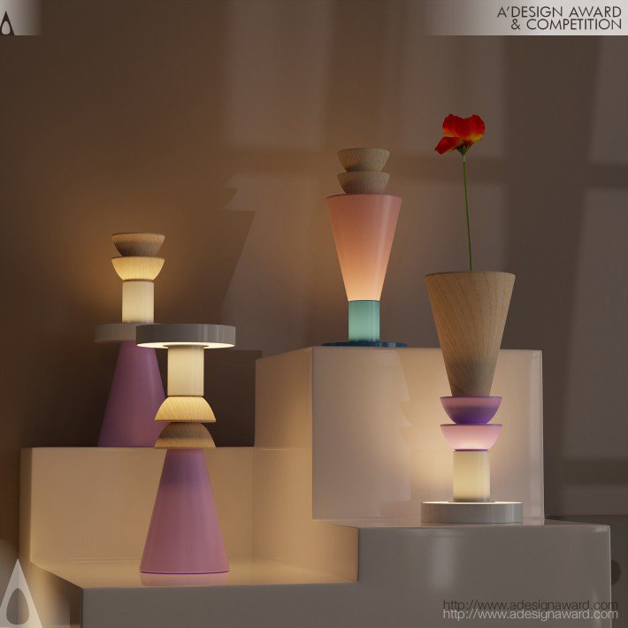 Francesco Cappuccio - Scacco Matto Portable Lamp