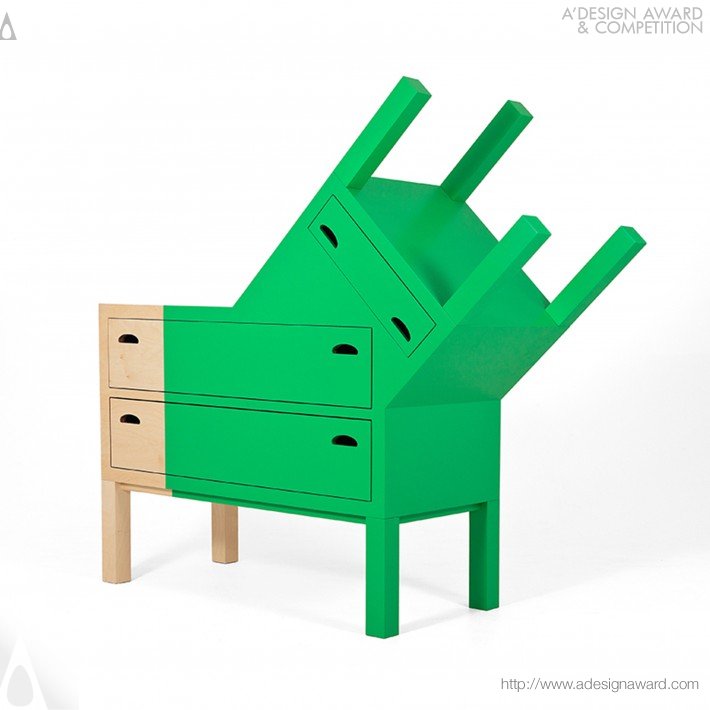 The Doubleface Chest of Drawers by Ana Jimenez Palomar