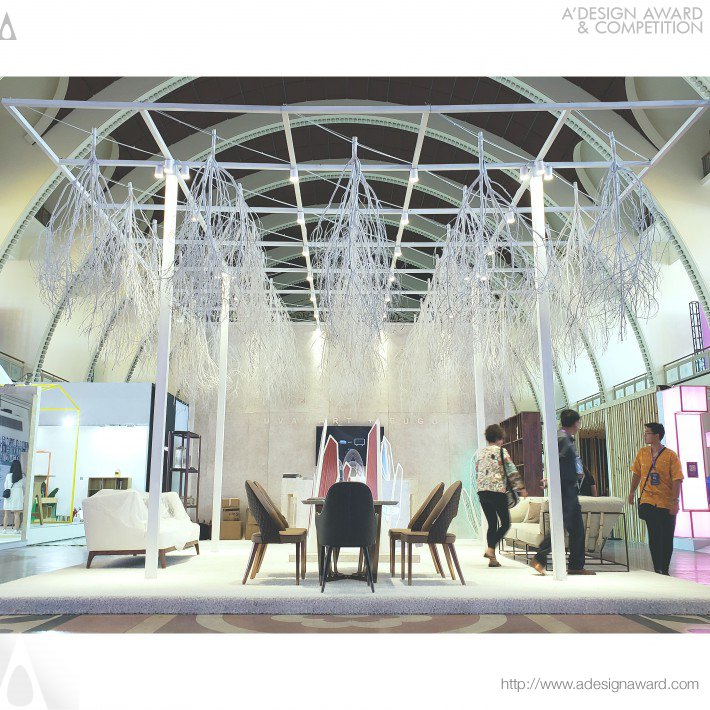 Relife 100% Recycled Pavilion Design by Kevin Chu