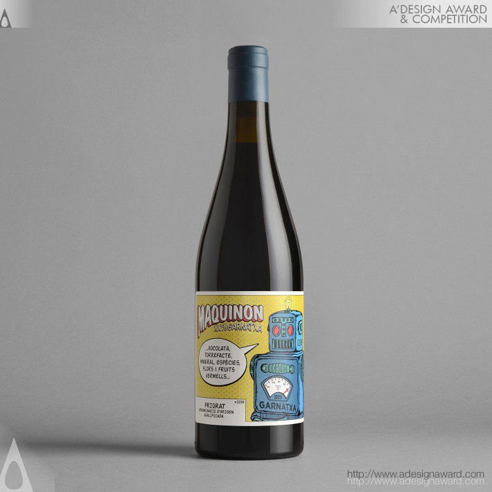 Estudio Maba - Maquinon Wine Bottle