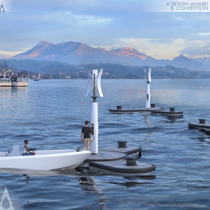 Yigang Shen - E-Harbour E-Boat Charging Station On Water