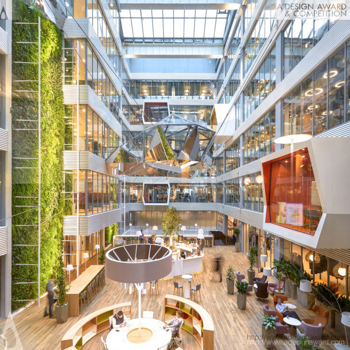 Sberbank Headquarters Atrium by Evolution Design