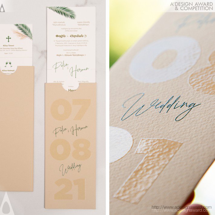 Polin Kuyumciyan - Polin and Herman Wedding Packet Design