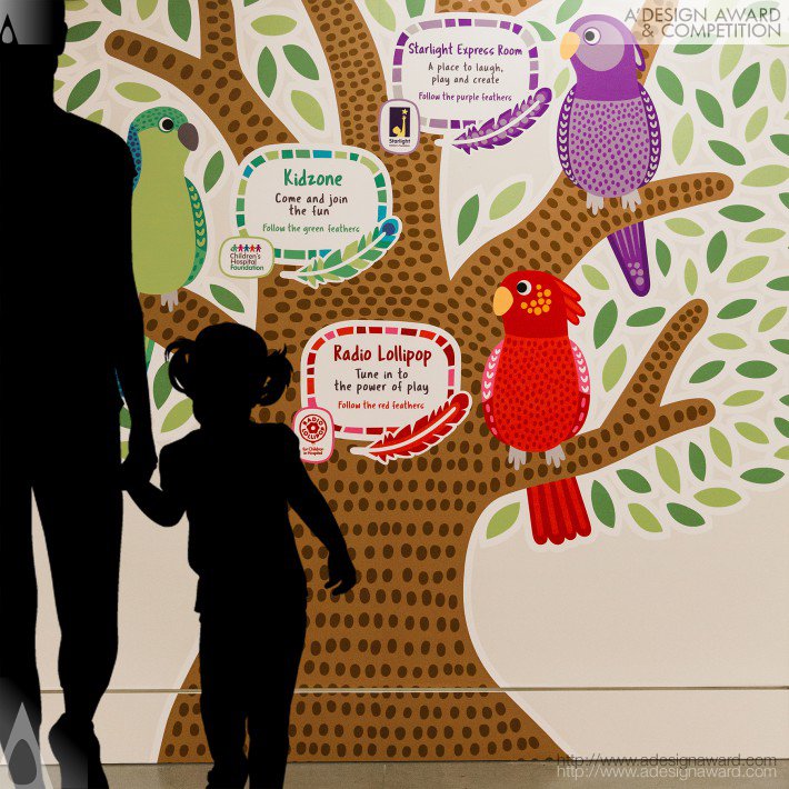 Playful Hospital Wayfinding by Children&#039;s Hospital Wayfinding Team