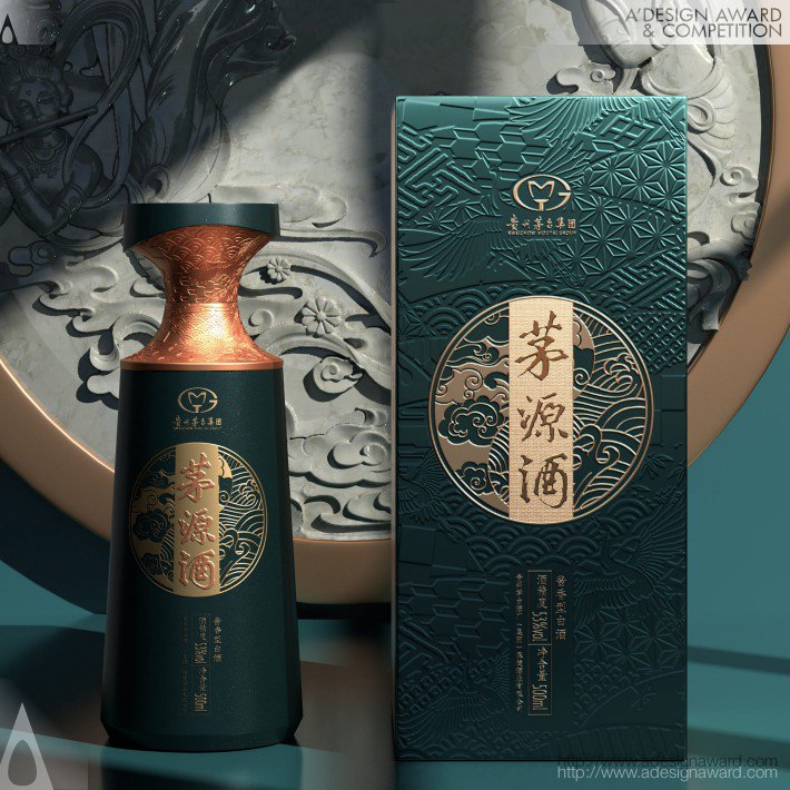 Guizhou Moutai Maoyuan Jiu Liquor Packaging by Luo Heng