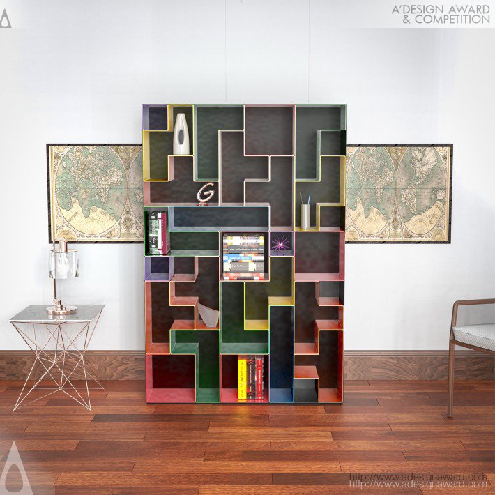 Bruce Tao - Tetris Bookcase