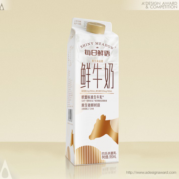 Shiny Meadow Milk Package by Mengniu Fresh Dairy Products Co., Ltd