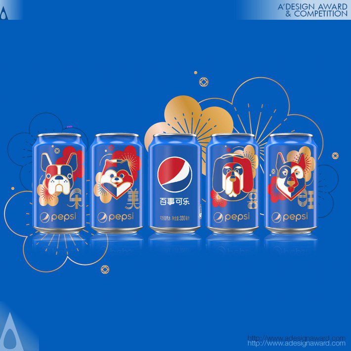 Pepsi China Cny Year of The Dog Brand Packaging by PepsiCo Design and Innovation