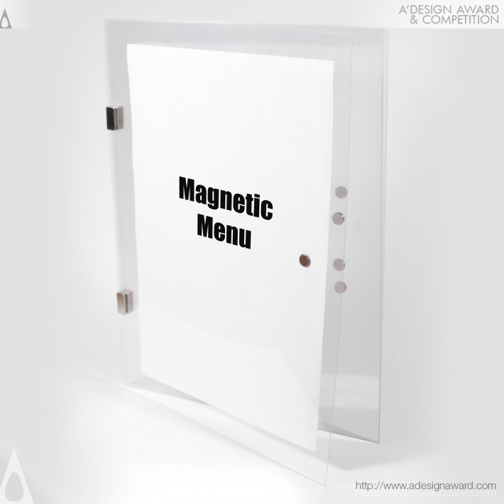 Magnetic Menu Cover For Menu by Dragan Jankovic