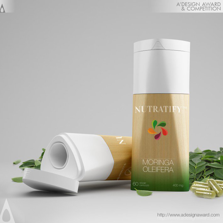 Nutratify Packaging Capsules Container by Max Bessone