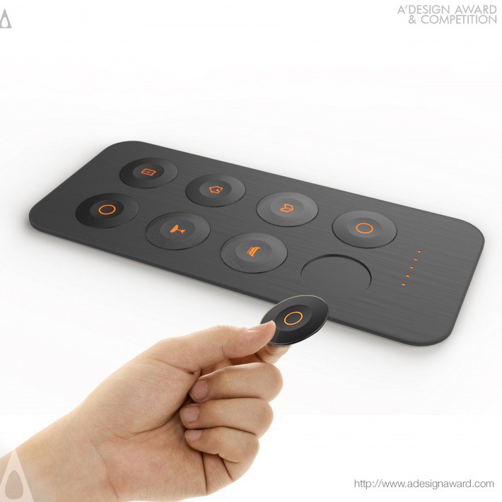 Free Touch Movable Light Switch by Kang Shan