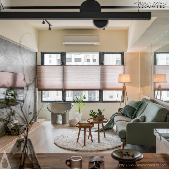 Yi-Lun Hsu - Grayish Green Interior Design