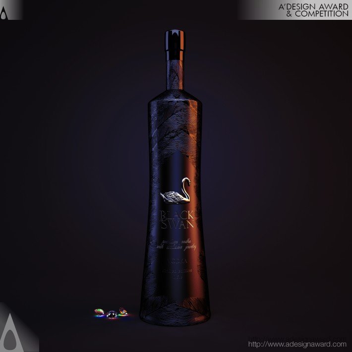 Blackswan Premium Vodka With The Jewelry by Vladimir N. Bratchenko