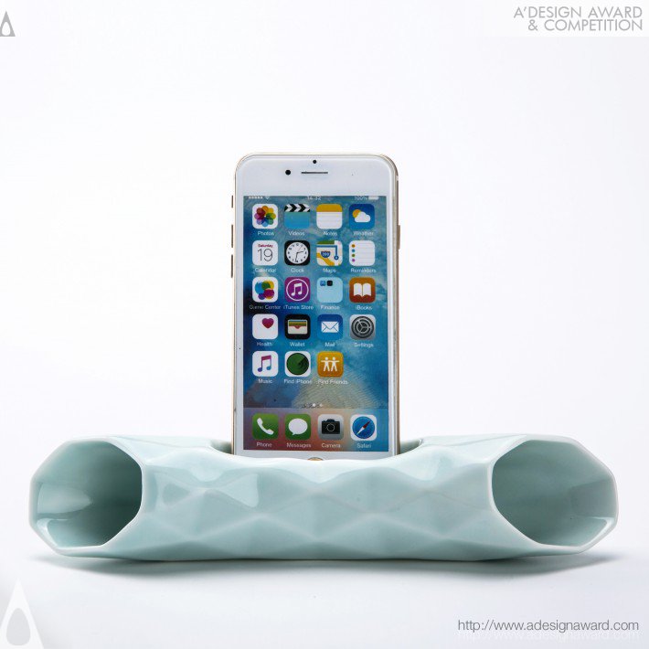 The Voice of Ceramic Resonant Speaker by Hangzhou Keydo Industrial Design Co.,Ltd