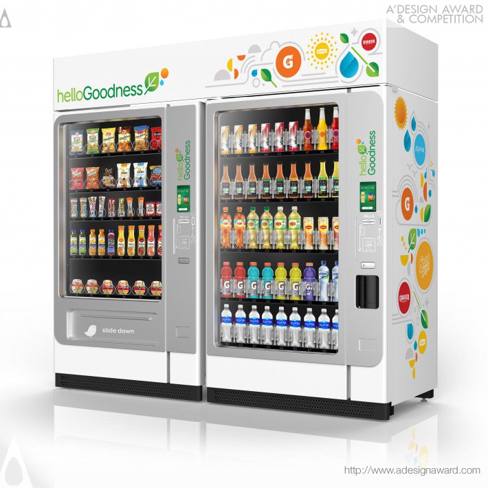 Hellogoodness Vending MacHine by PepsiCo Design and Innovation