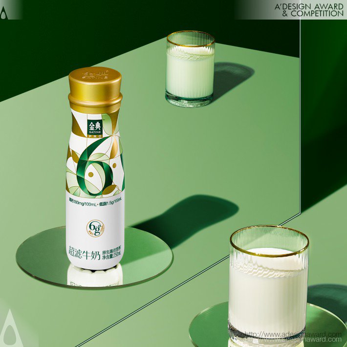 L3branding - Satine Pro Milk Packaging