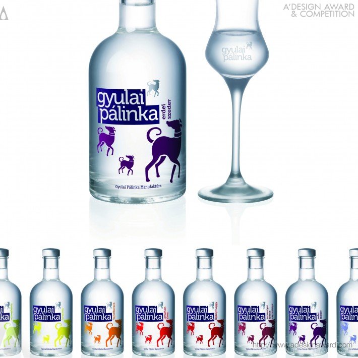 Gyulai Pálinka-Gyulai Firewater Spirit Bottle by Esteemed Designer