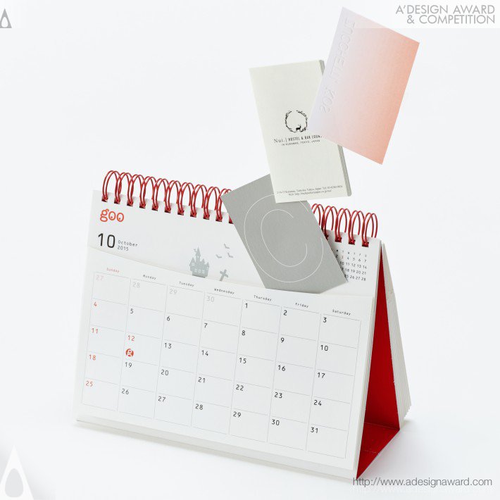 Happy Pockets Calendar by Katsumi Tamura