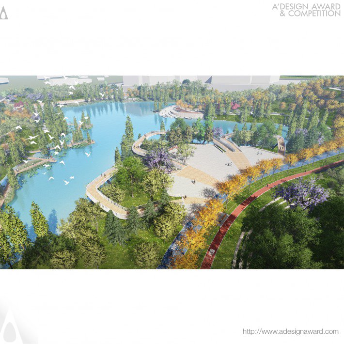 JWP Design - Taiping New City Poetic Emerald Corridor Landscape Planning Design