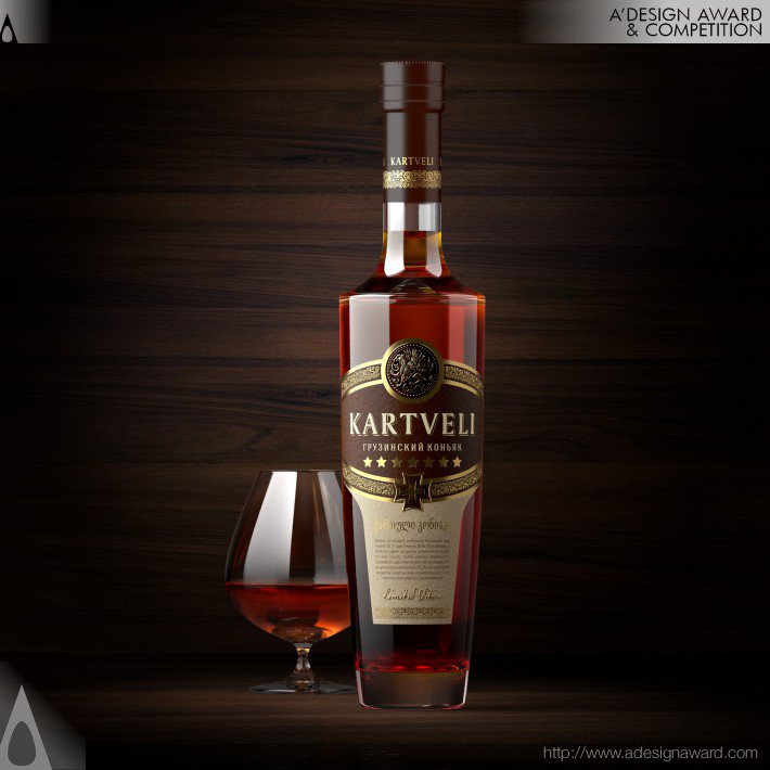 Kartveli Brandy Packagin Design by Valerii Sumilov