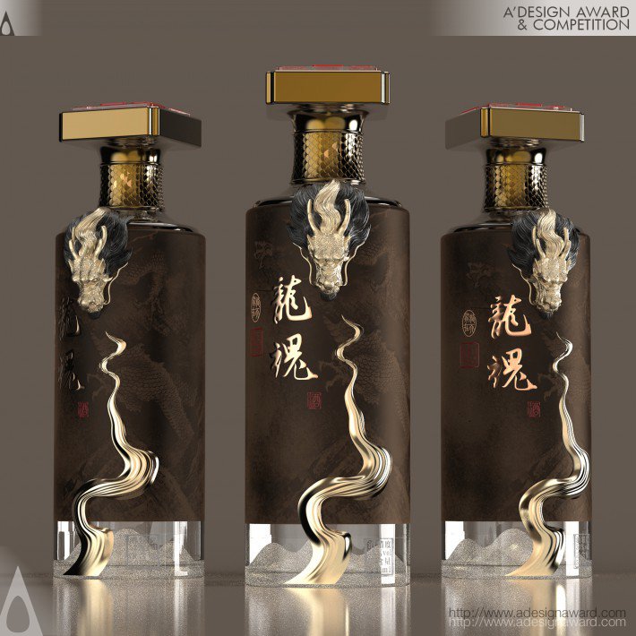 Dragon Spirit Chinese Baijiu Packaging by Ying Song Brand Design Co., Ltd