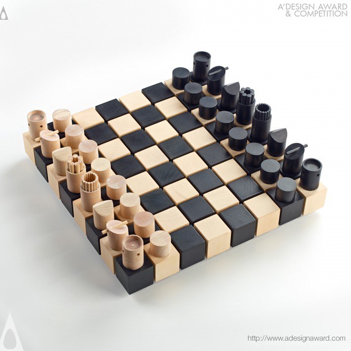 Chesset Chess Set by Duval H. Patterson