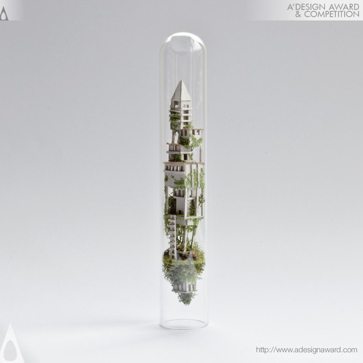 Rosa de Jong - Micro Matter Miniature Sculptures in Glass Test Tubes