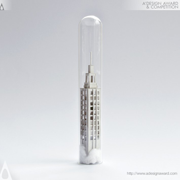 Miniature Sculptures in Glass Test Tubes by Rosa de Jong