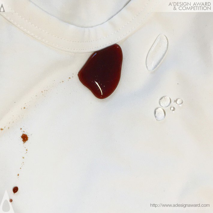 Water-Repellent &amp; Oil-Resistant T-Shirt by Qian Yang